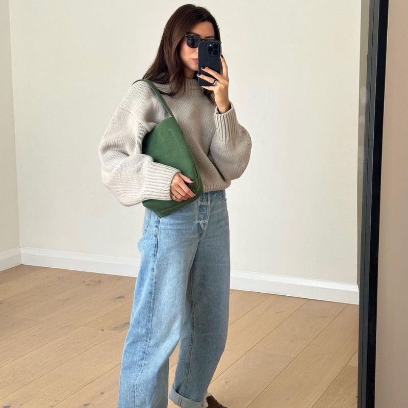 The Cuffed Jeans Trend Is Going to Define Our 2024 Outfits