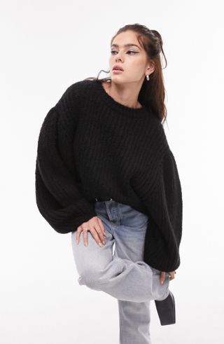 Topshop + Volume Sleeve Sweater