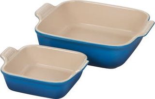 Le Creuset + Set of 2 Heritage Square Baking Dishes
