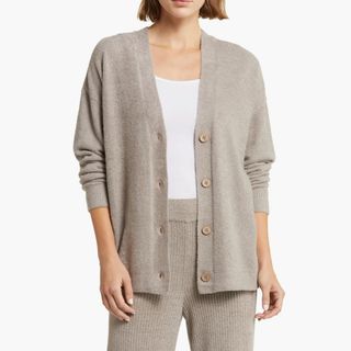 Barefoot Dreams + CozyChic Cable Detail Cardigan