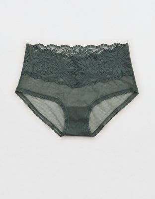 Aerie + Hibiscus Lace Boybrief Underwear