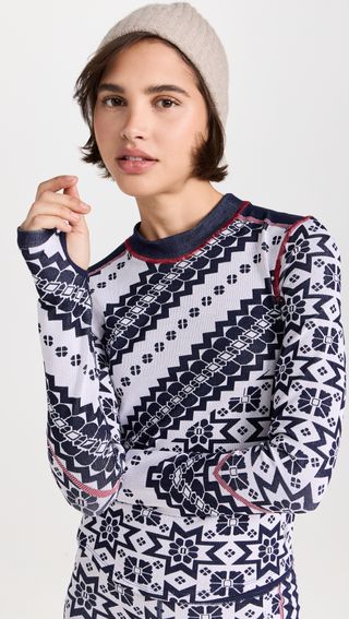 FP Movement + Myoko Jacquard Layer Sweatshirt