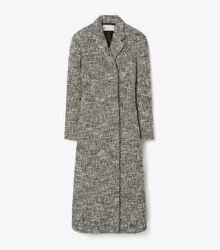 Tory Burch + Long Tweed Coat