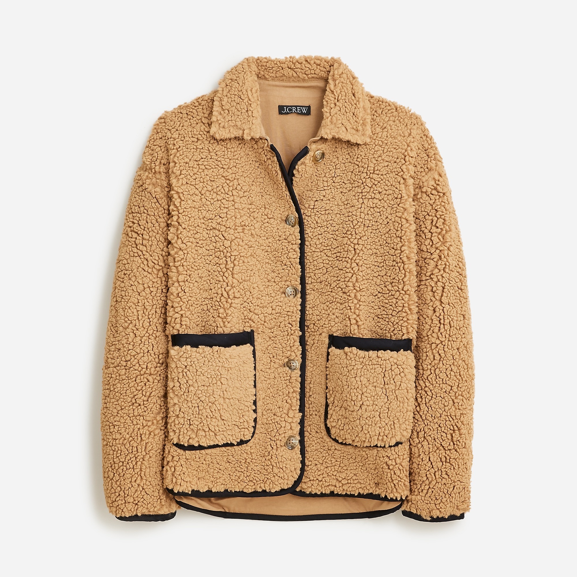 J.Crew + Faux Sherpa Barn Jacket