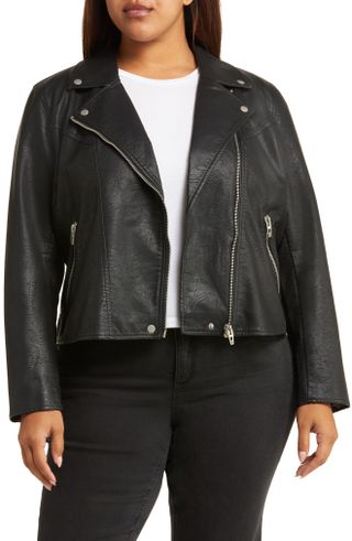BlankNYC + Lifechanger Faux Leather Moto Jacket