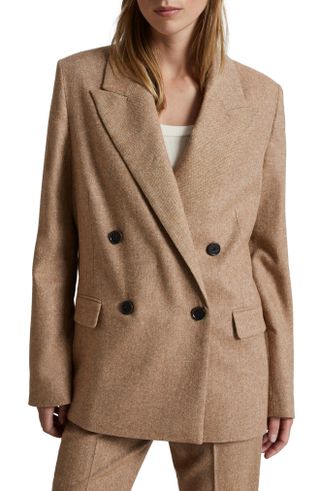 & Other Stories + Tweed Double Breasted Blazer