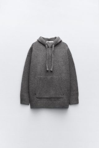 Zara + Round Neck Sweatshirt