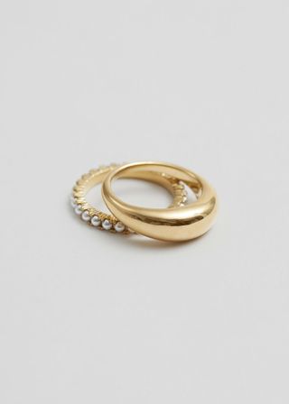 & Other Stories + Dome Ring Set