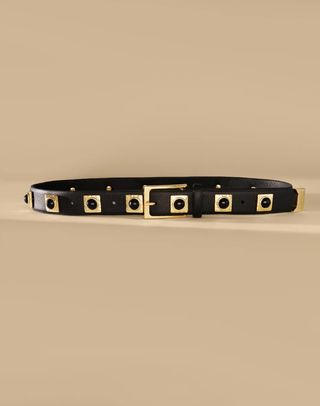 Aureum Collective + No. 2 Black & Gold Studded Belt