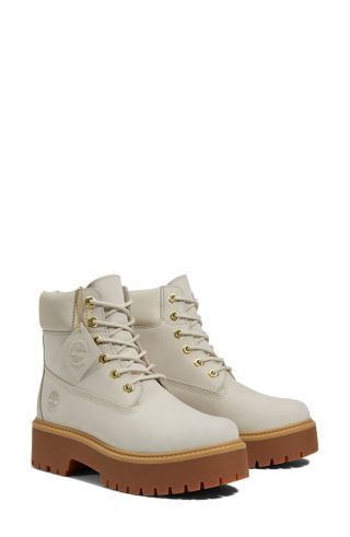 Timberland + Stone Street 6-Inch Waterproof Lace-Up Leather Boots