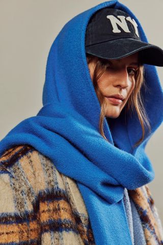Free People + All For You Hooded Scarf