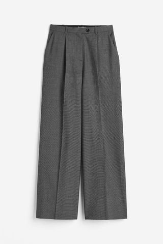 H&M + Wide twill trousers