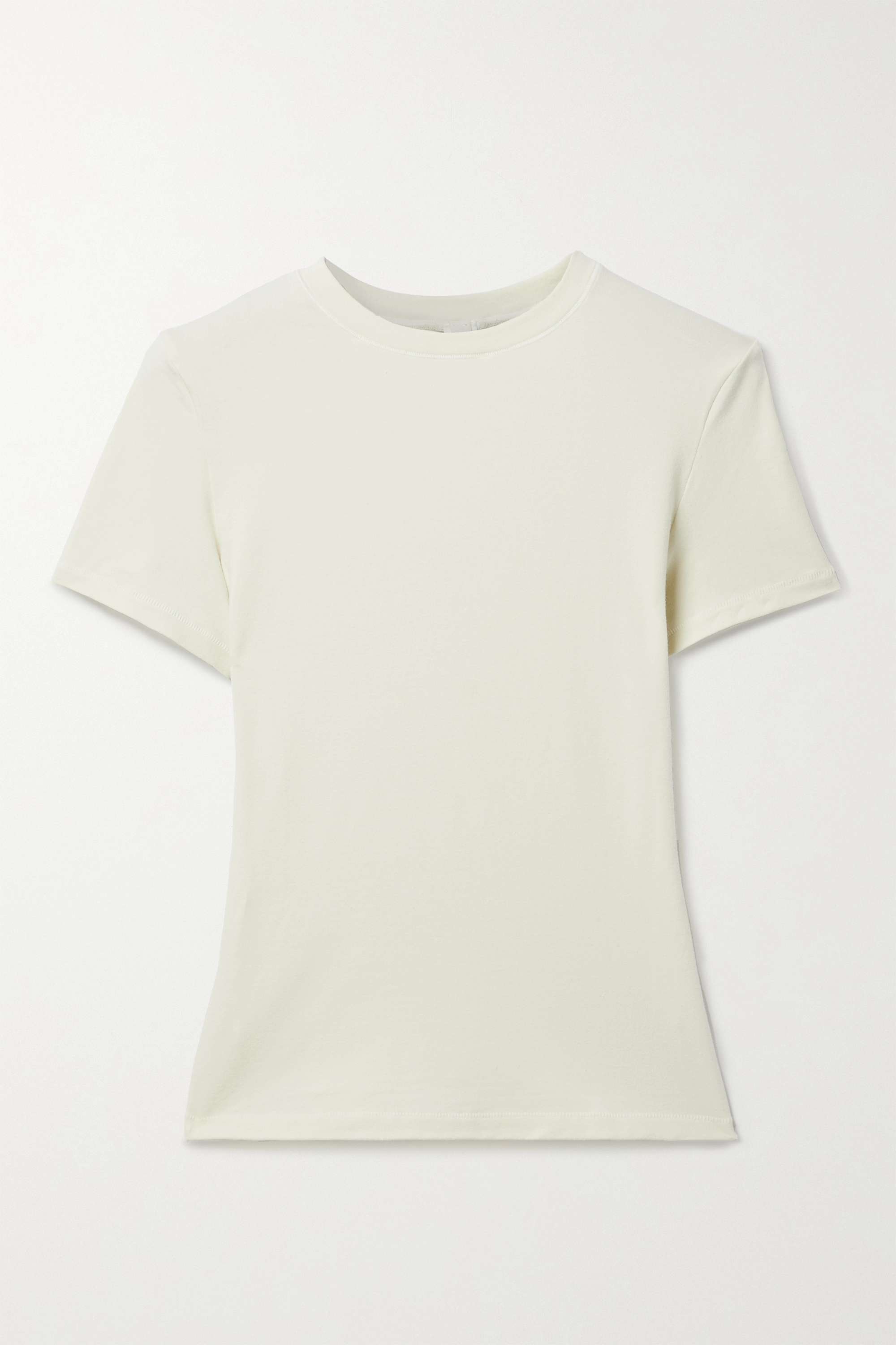 SKIMS + Stretch-Cotton Jersey T-Shirt in Bone