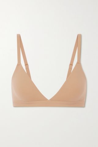 SKIMS + Fits Everybody Triangle Bralette in Clay