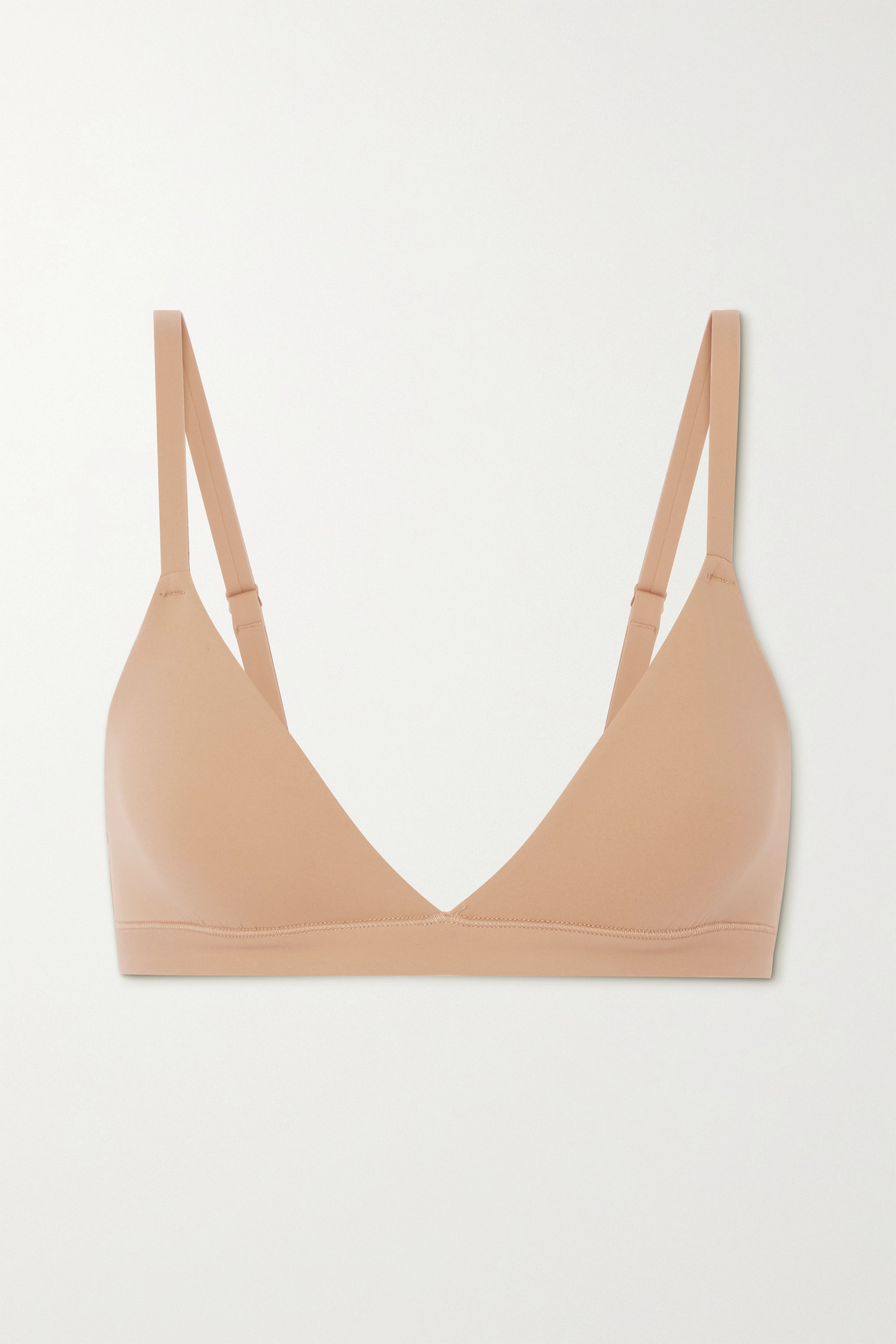 SKIMS + Fits Everybody Triangle Bralette in Clay