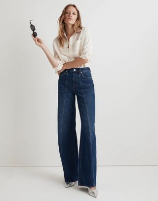 Madewell + Superwide-Leg Jeans in Carrington Wash