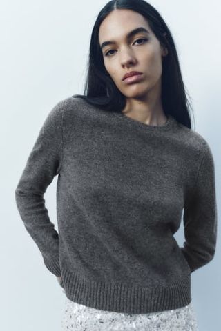 Zara + Basic 100% Wool Sweater