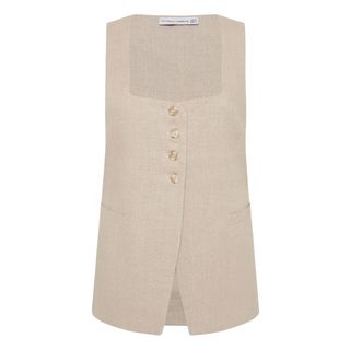 Faithfull the Brand + Maya Lined Button Front Vest
