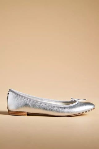 Repetto + Cendrillon Ballerina Flats in Silver