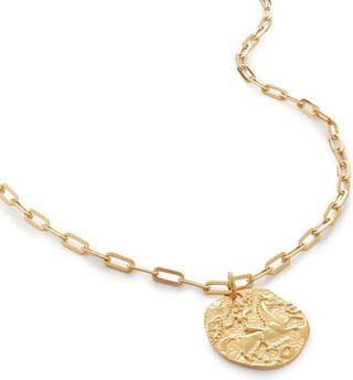 Monica Vinader + Goddess Coin Pendant Necklace