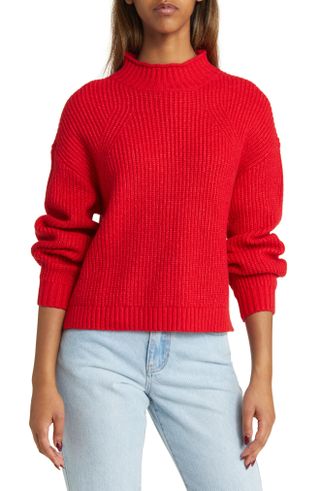 BP + Mock Neck Sweater