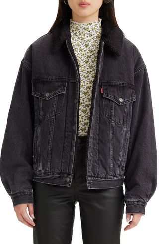 Levi's + '90s High Pile Fleece Lined Denim Trucker Jacket