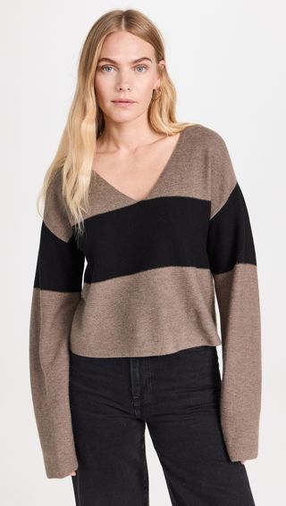 Lna + Luca Multi Stripe Sweater