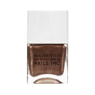 Nails Inc + Beach Bottled Nail Polish in Living for the Tan Lines