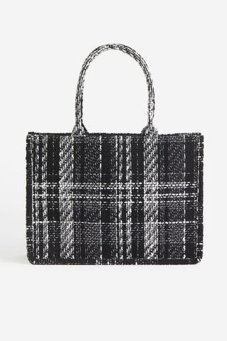 H&M + Textured-Weave Shopper
