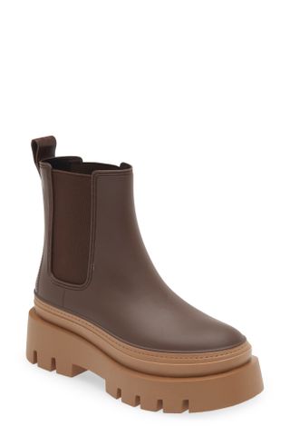 Jeffrey Campbell + Rain-Storm Platform Chelsea Boot