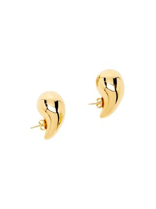 Bottega Veneta + 18K Gold-Finish Teardrop Earrings
