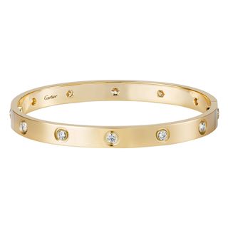 Cartier + Love Bracelet, 10 Diamonds