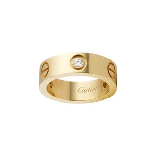 Cartier + Love Ring, 3 Diamonds