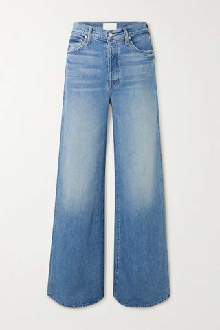 Mother + The Ditcher High-Rise Wide-Leg Jeans