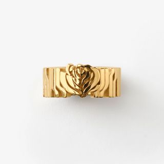 Burberry + Gold-Plated Rose Ring