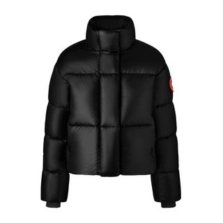 Canada Goose + Cypress 750 Fill Power Down Recycled Nylon Packable Crop Puffer Jacket