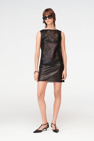 Zara + Semi-Sheer Dress