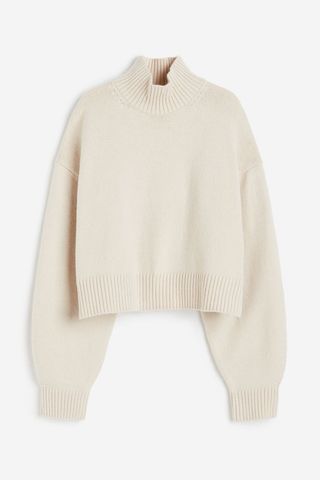 H&M + Oversized Mock-Turtleneck Sweater