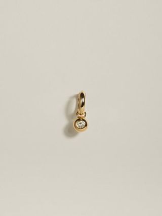 J. Hannah Jewelry + Diamond Charm Hoop