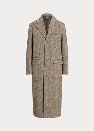 Polo Ralph Lauren + Plaid Wool Herringbone Coat