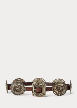 Polo Ralph Lauren + Metal-Accent Leather Belt