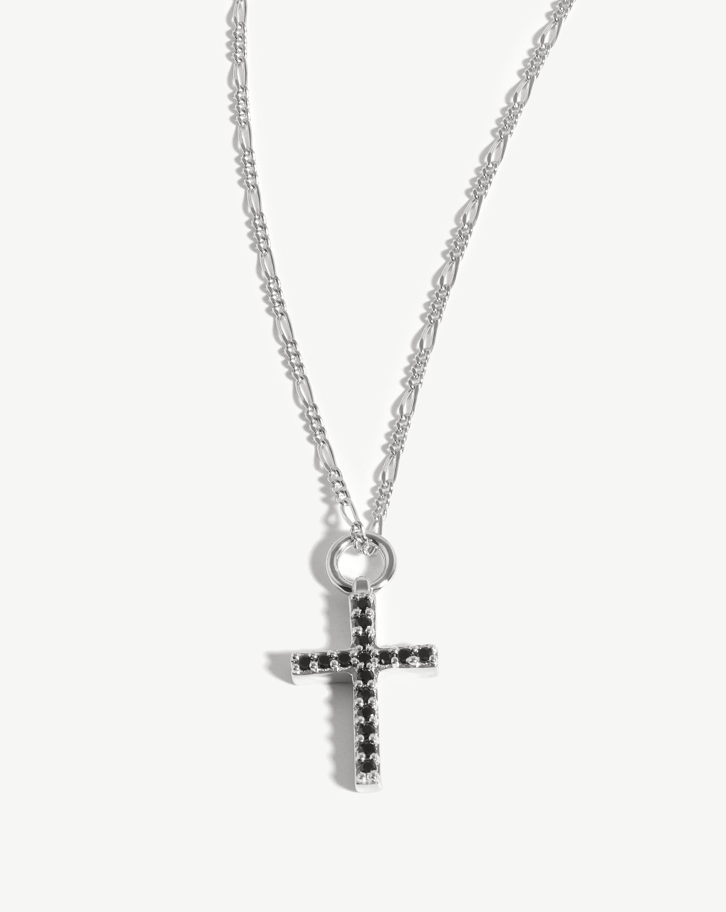 Missoma + Fused Pave Cross Necklace