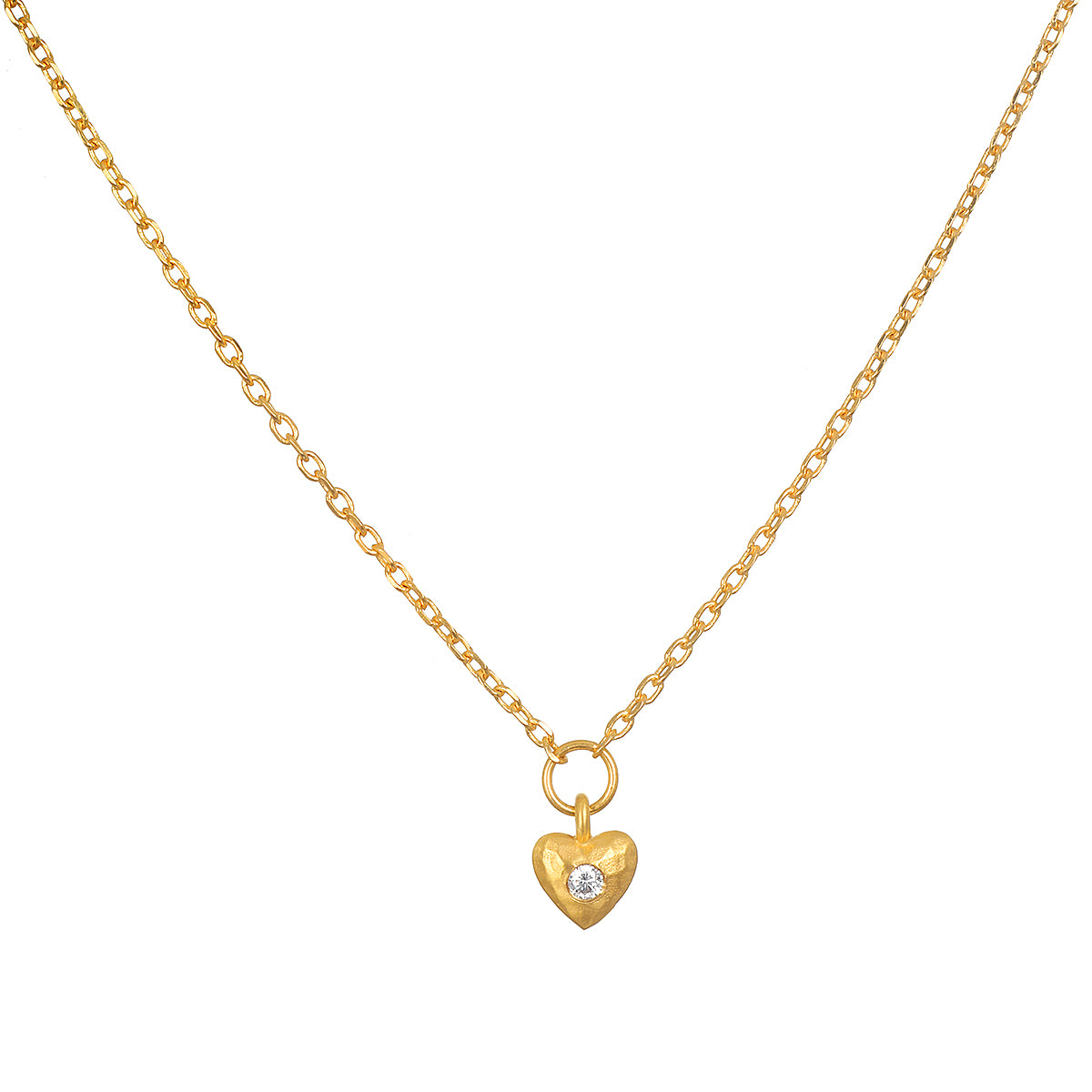 Satya Jewelry + Boundless Love Mini Heart Pendant Necklace