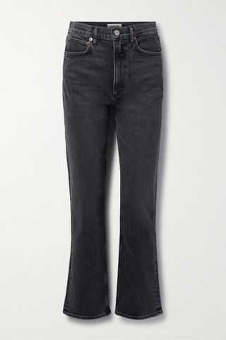 Agolde + Stovepipe High-Rise Straight-Leg Organic Jeans