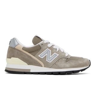 New Balance + Taupe Made in USA 996 Core Sneakers