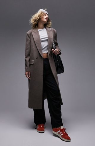 Topshop + Double Breasted Coat