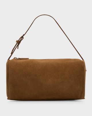 The Row + 90s Top-Handle Bag in Sporty Suede