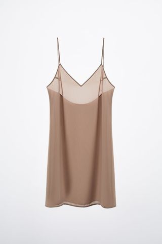 Zara + Short Slip Dress