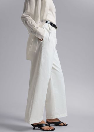 & Other Stories + Tailored Straight-Leg Trousers