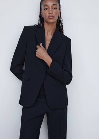 Mango + Suit Blazer With Buttons